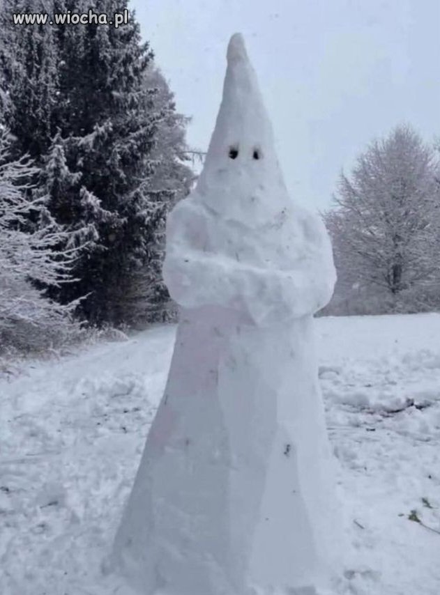 Zima jest to i bałwanek 