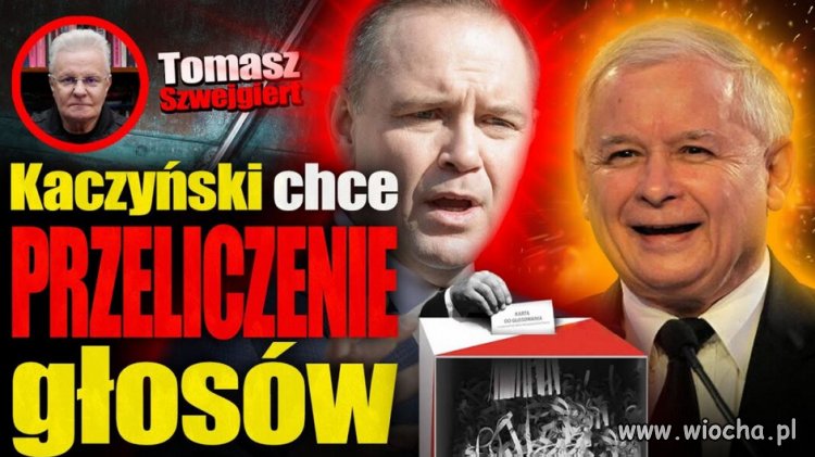 Herszt PiS coraz bardziej boi się Karola Nawrockiego.