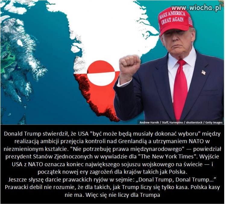 "Wszystko się skończy, łącznie z NATO"
