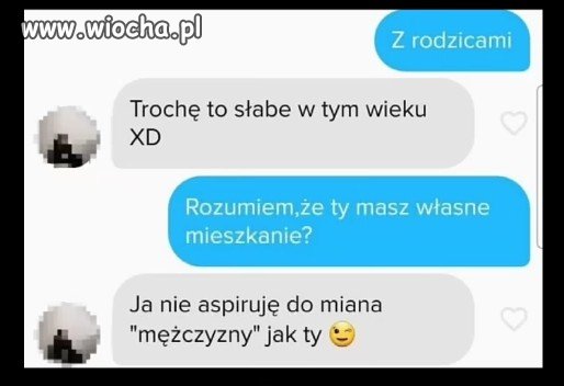Typowa bezczelność sfeminizowanej samicy