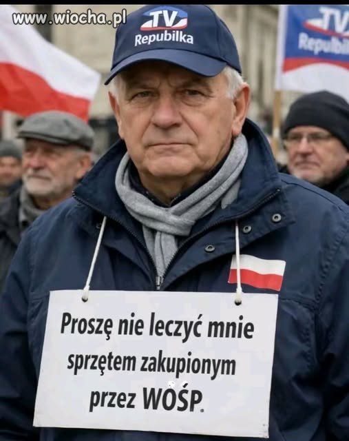 Prawdziwny patyjota oczadzony kadzidłem