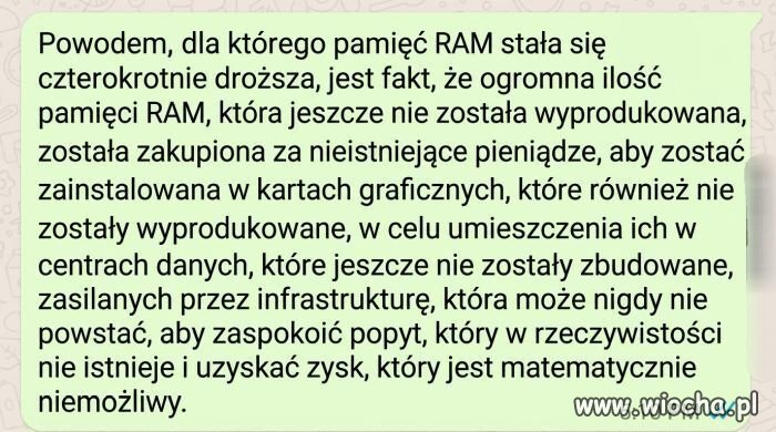 Dzisiejszy świat nie ma logiki 