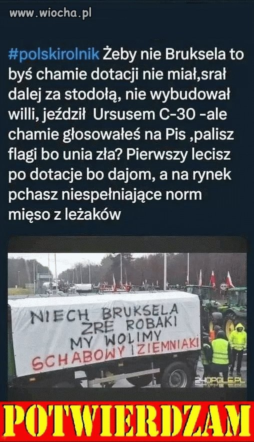 Tyle ode mnie do tych bambrów
