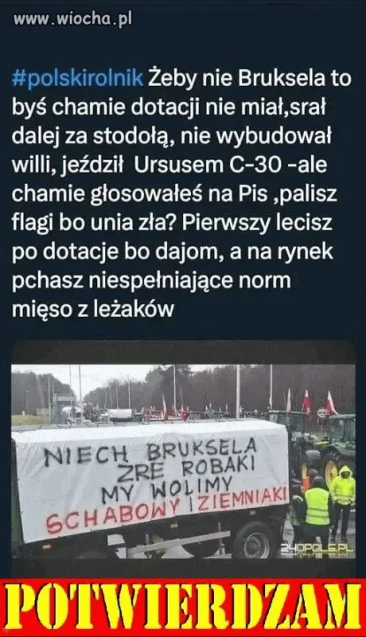 Tyle ode mnie do tych bambrów