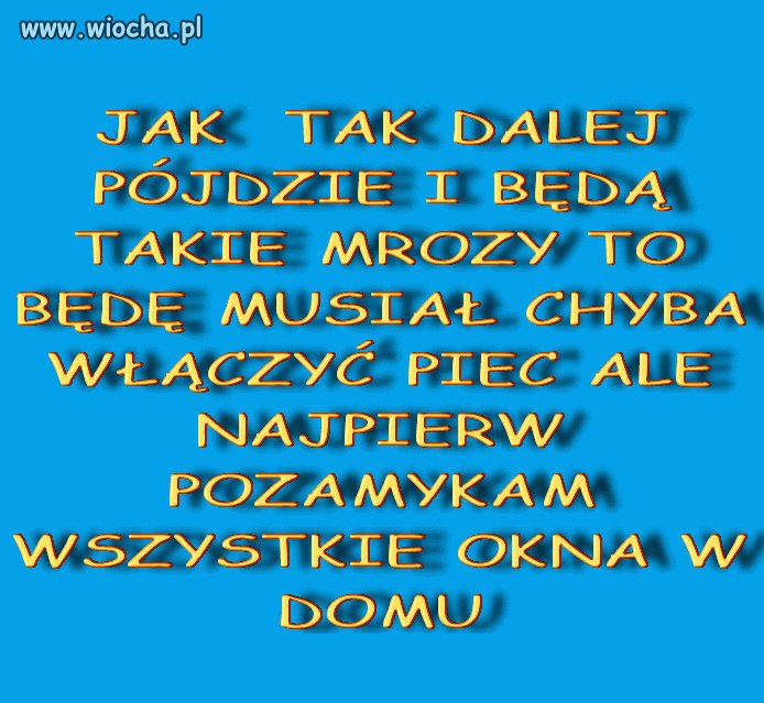 Taki mamy klimat