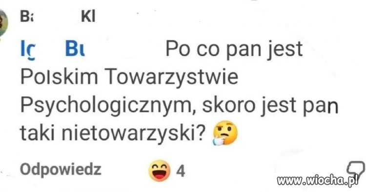 Czy psycholog powinien być towarzyski?