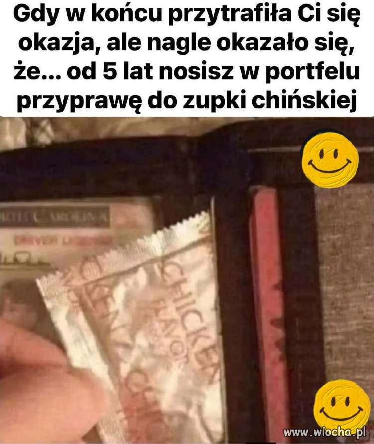 Kiedy w końcu wykorzystasz ten sos