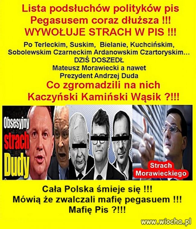 Kaczynski jak Stalin, wszedzie widzi zdrade i wrogow!