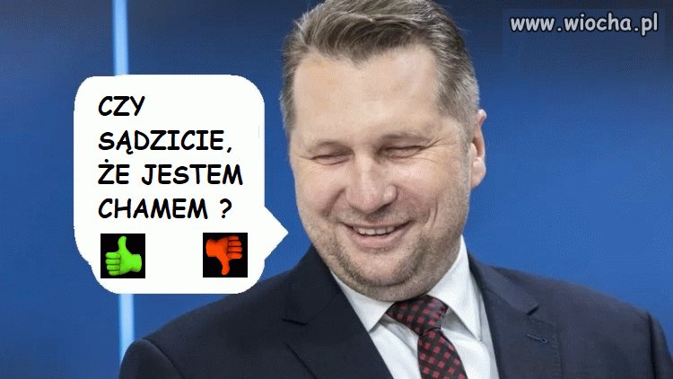 Nie tylko chamem ale też dzbanem