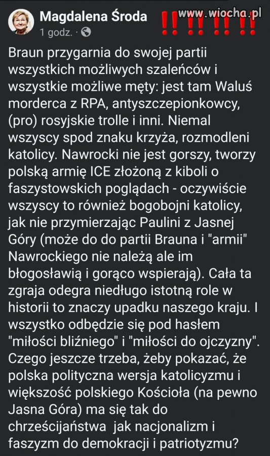 Odradza się ten niebezpieczny ruch, ktoś ma w tym cel, 