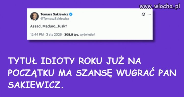 Sakiewicz porównał Tuska do dyktatorów