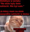 Mówiłam, że mam wszystkie szklanki...