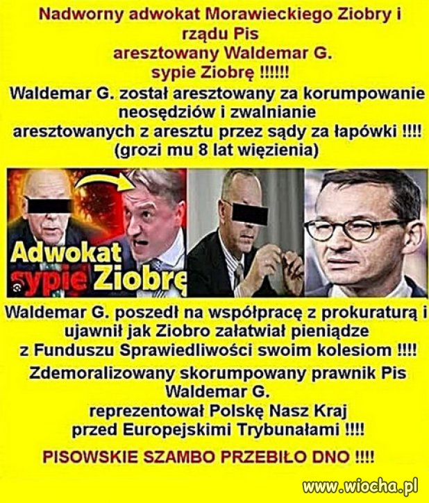 Tak wygladalo prawo i sprawiedliwosc PiSiorow...