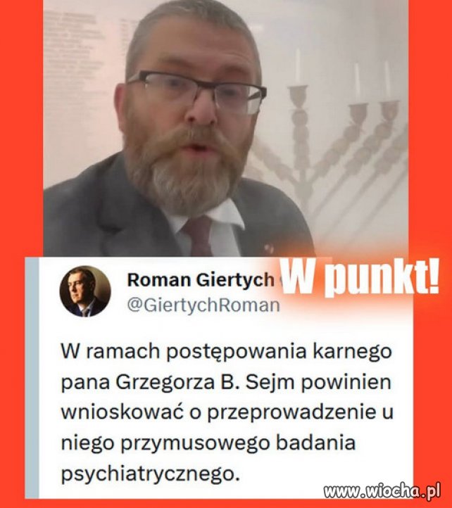 Bez badań widać i słychać że jest "trafiony"