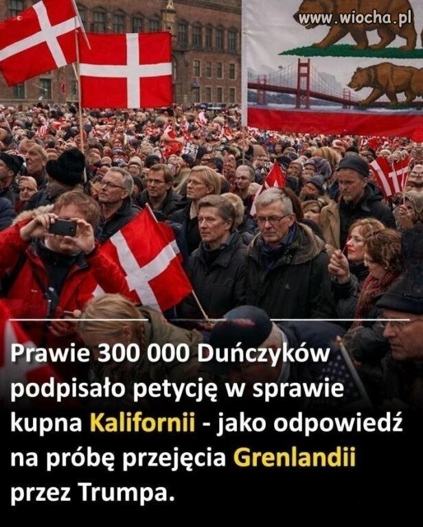 Kalifornia czy Grenlandia?