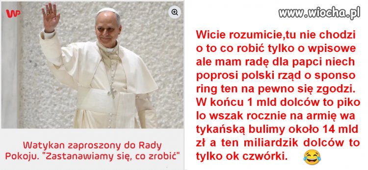 Papcio ma dylemat