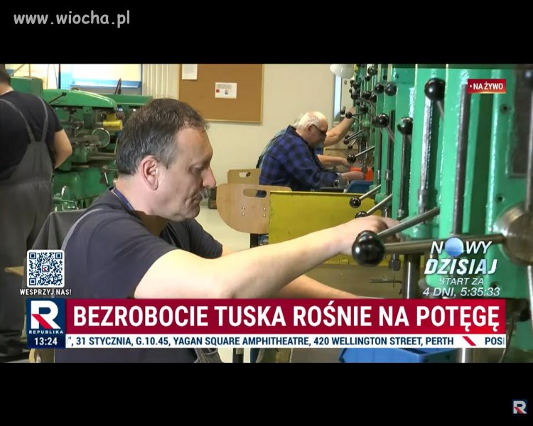 Tusk na bezrobociu