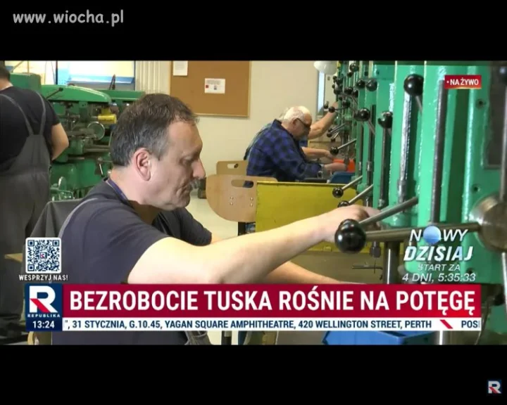 Tusk na bezrobociu