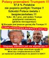 Polacy przerażeni Trumpem !!! Ciemnota pisowska bije brawo