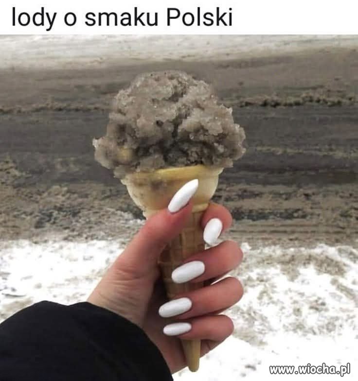 Lody, które czują Polskę