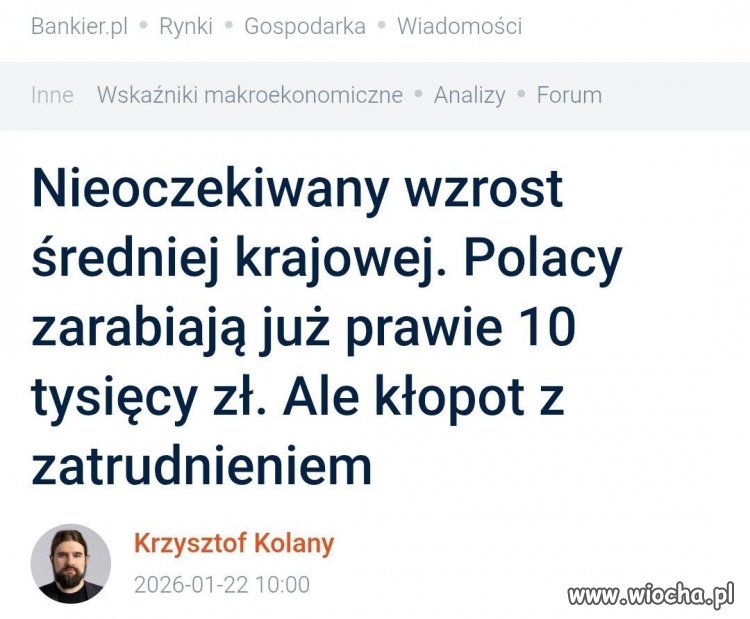 Podobno zarabiamy prawie 10.000,00 zł miesięcznie