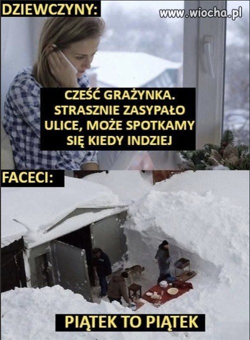 Wiosna w zimie - polski styl