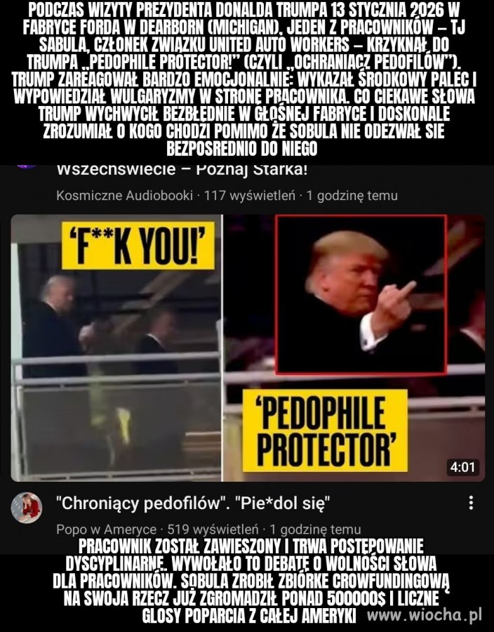 Zawołaj pedofil a trump sie odwróci i...