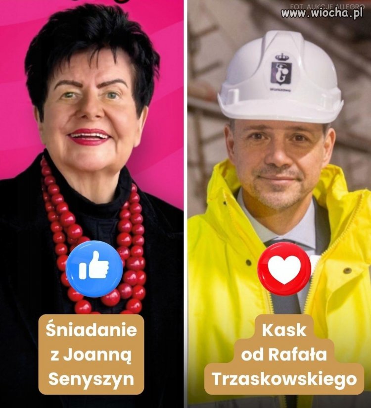Co byście chętniej wylicytowali w ramach WOŚP?