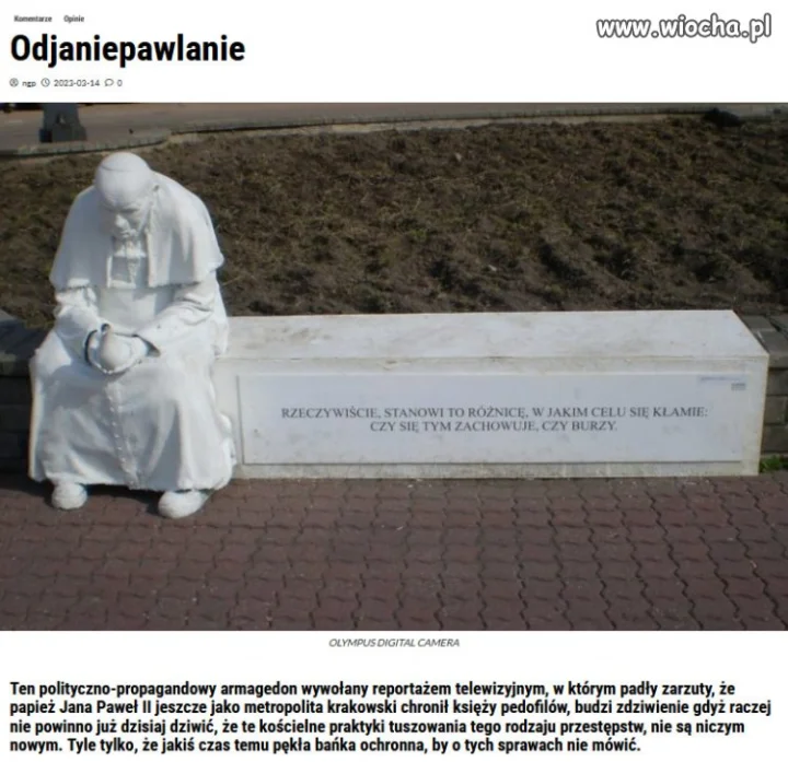 Jan Paweł II nie taki święty?
