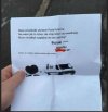 Napaliła się na kuriera