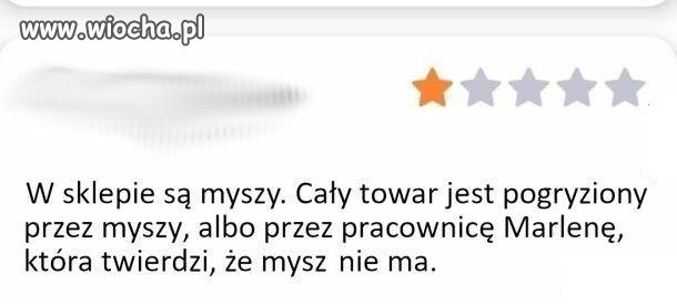 Jedna gwiazdka tylko za to