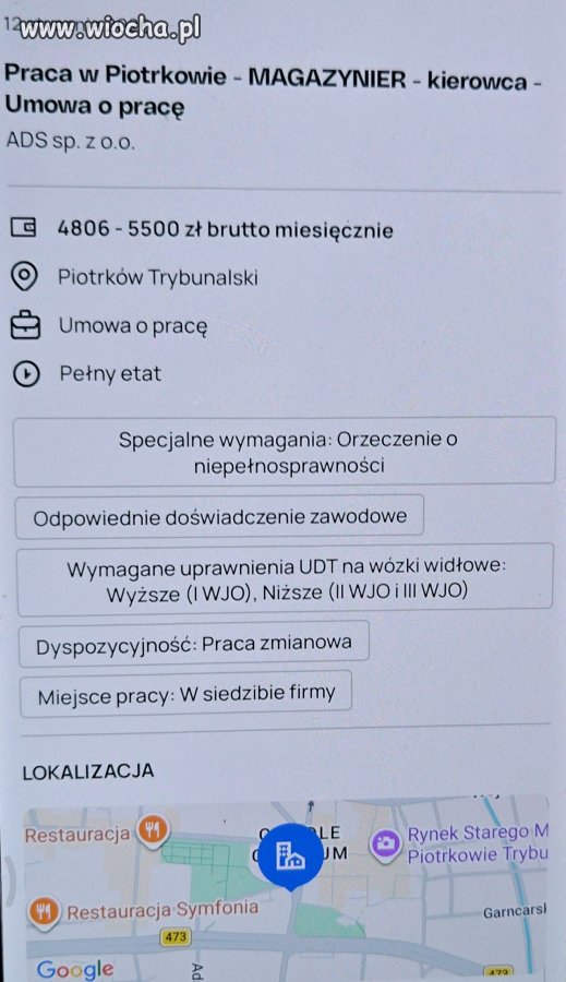 Ciekawe ogłoszenie 