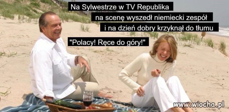 Ale, że niemiecki zespół w Republice.