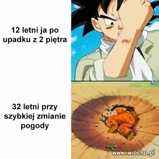 Bolą mnie też kolana na zmianę pogody