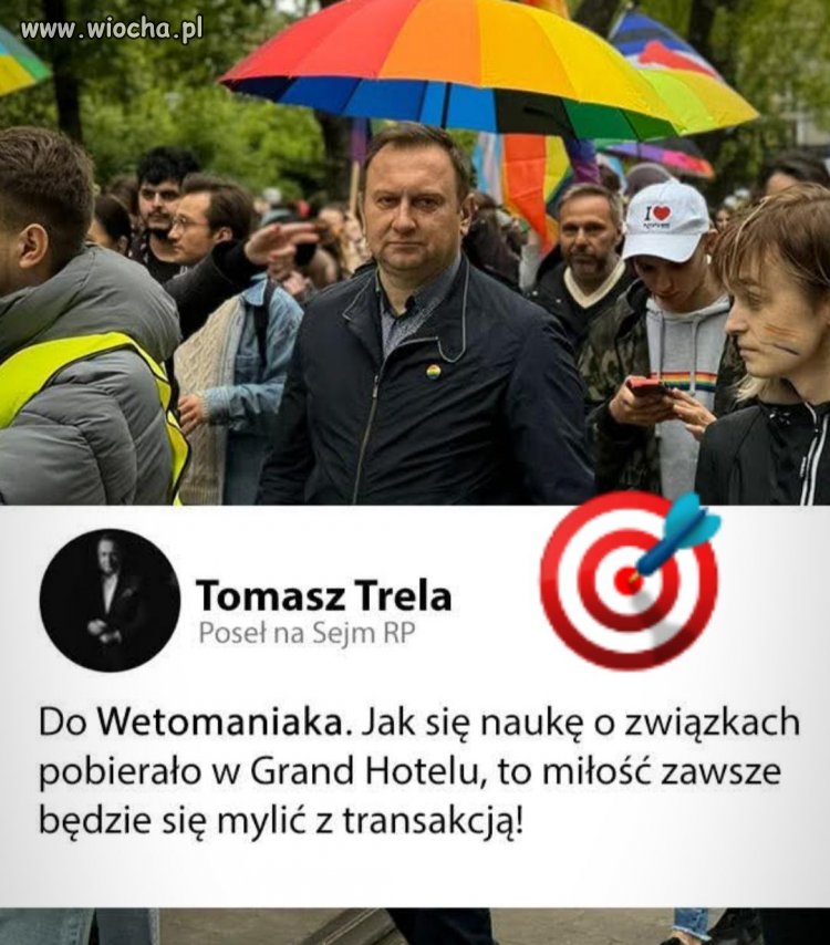 Nie z transakcją, tylko pro$tytucją. Nie mylić z Konstytucją.