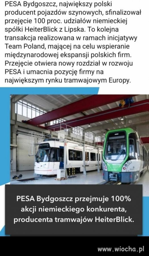 Polska inwestycja na torach europejskich