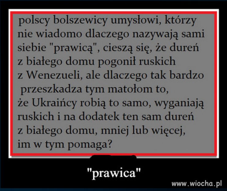 Prawica Putina to fałszywi patrioci!