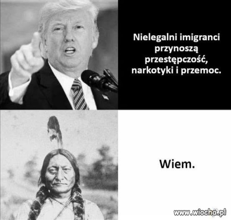 Wszyscy biali Amerykanie to migranci 