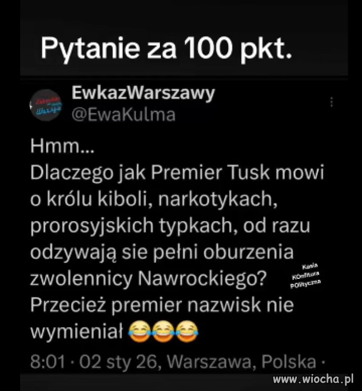 Pytanie za 100 pkt
