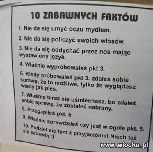 Z faktami się nie dyskutuje