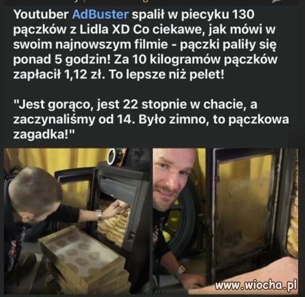 Nie ma to jak piekarnik i 130 pączków