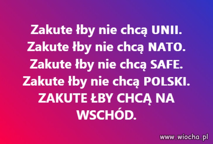 Pisowcom i konfiarzom marzy się ruski mir!