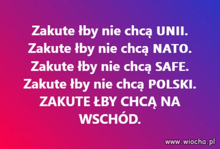 Pisowcom i konfiarzom marzy się ruski mir!