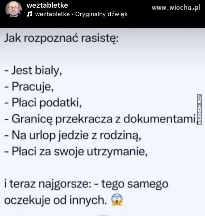 Jak rozpoznać rasistę?