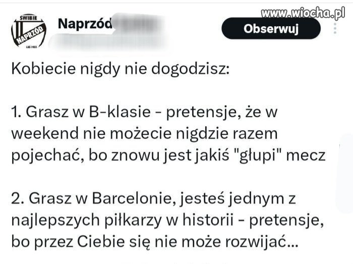 No nie wiem czy tak każdej kobiecie 