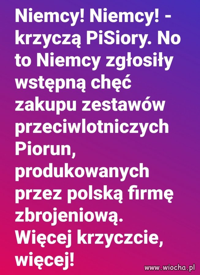 Więcej krzyczcie PiSiory, więcej!