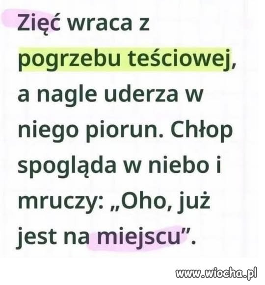 ...żart na wieczór...