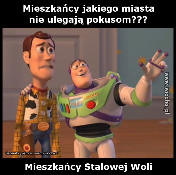 Mieszkańcy jakiego miasta 
nie ulegają pokusom???