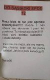 Blokowisko, a nie agencja towarzyska!