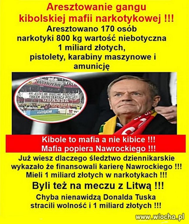 Jest to baaardzo dobra informacja, Brawo służby!!!